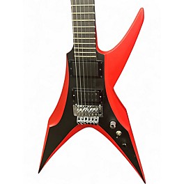 Used DBZ Guitars Bird of Prey Black and Red Solid Body Electric Guitar