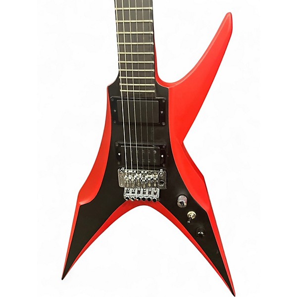 Used DBZ Guitars Bird of Prey Black and Red Solid Body Electric Guitar