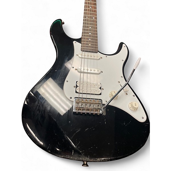 Used Yamaha pac 012 Black Solid Body Electric Guitar Black