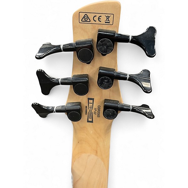 Used Ibanez GSR206 6 String Natural Electric Bass Guitar