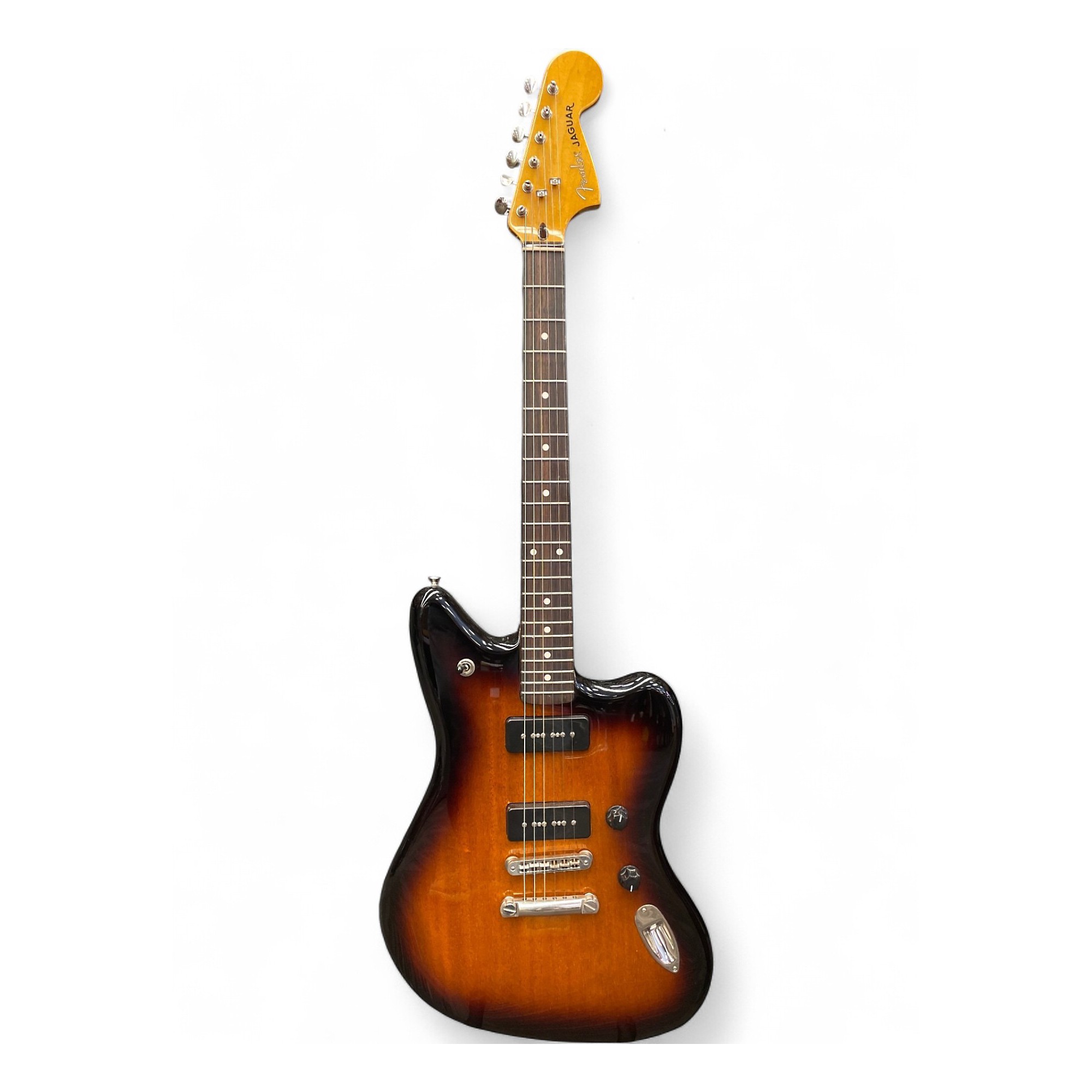 Used Fender Jaguar 2 Tone Sunburst Solid Body Electric