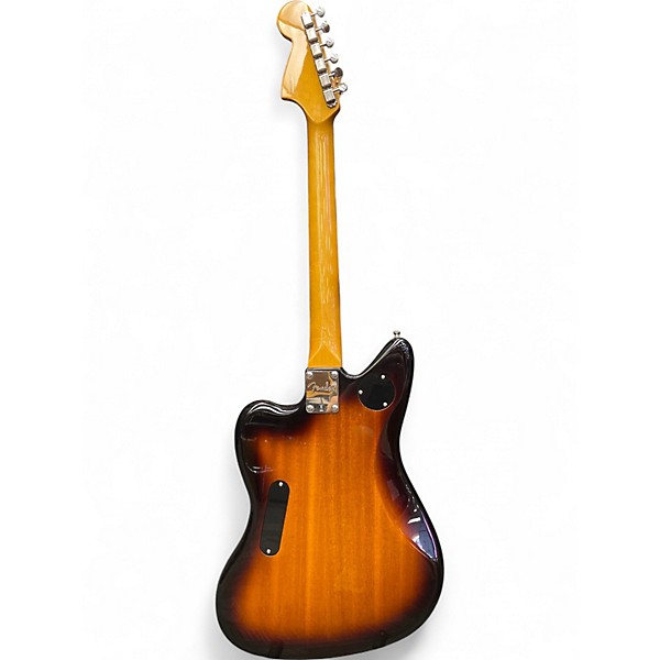Used Fender Jaguar 2 Tone Sunburst Solid Body Electric Guitar