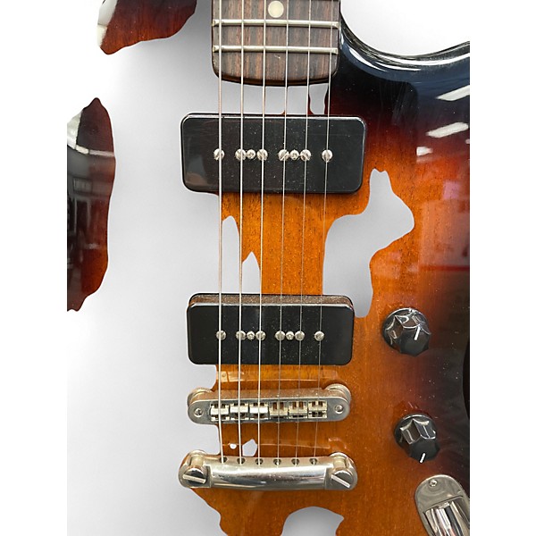 Used Fender Jaguar 2 Tone Sunburst Solid Body Electric Guitar