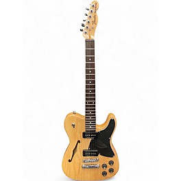 Used Fender JA90 Jim Adkins Thinline Telecaster Natural Hollow Body Electric Guitar