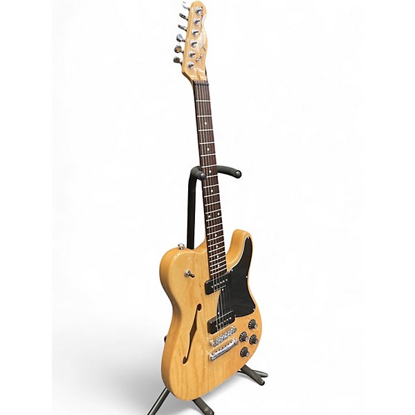 Used Fender JA90 Jim Adkins Thinline Telecaster Natural Hollow Body Electric Guitar