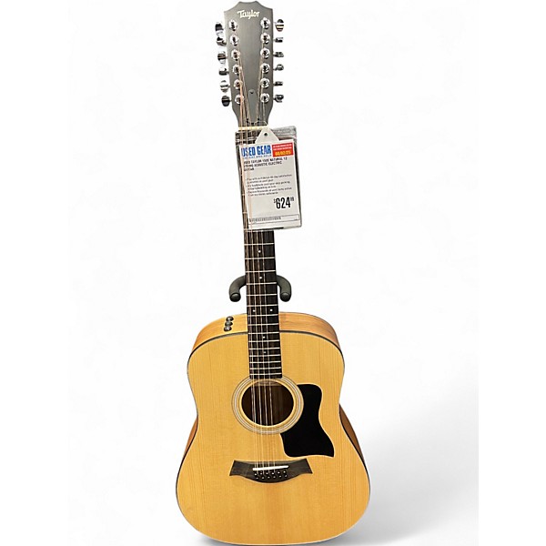 Used Taylor 150E Natural 12 String Acoustic Electric Guitar
