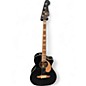 Used Fender Kingman Acoustic Electric Bass Black Acoustic Bass Guitar thumbnail