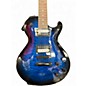 Used Dean Thoroughbred X Transparent Blue Burst Solid Body Electric Guitar