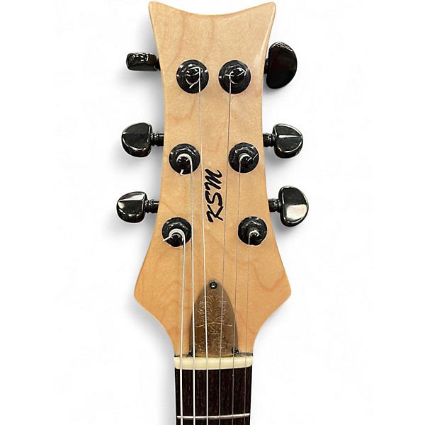 Used Ksm 358 Amber Solid Body Electric Guitar