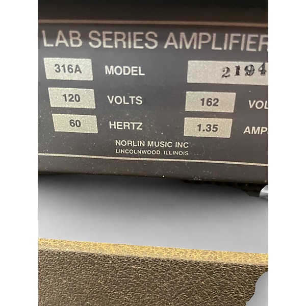 Vintage 1980 Norlin Lab series L3 Guitar Combo Amp