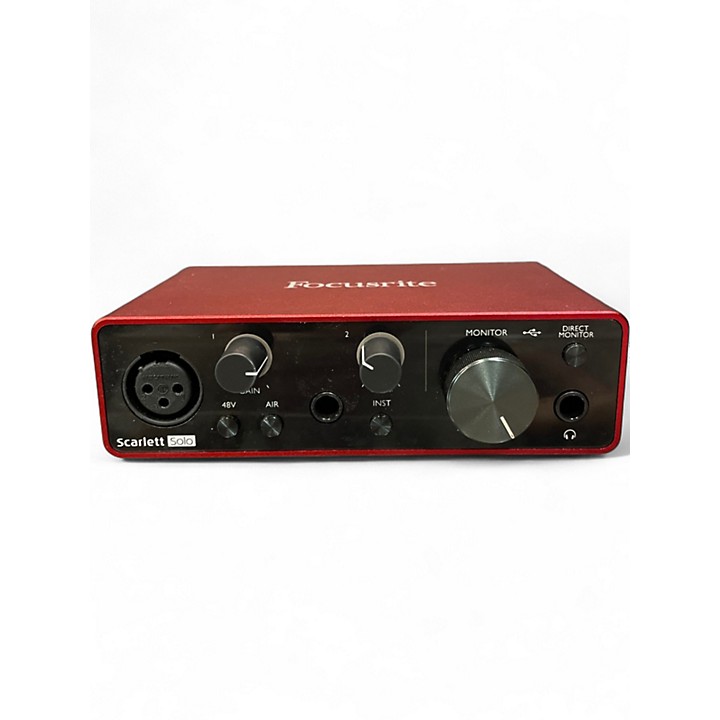 Used Focusrite Scarlett Solo Gen 3 Audio Interface | Guitar