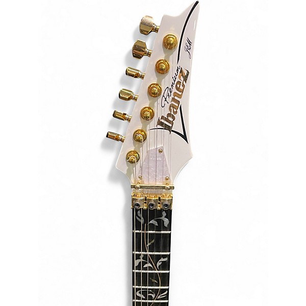 Used Ibanez JEM7V Steve Vai Signature White Solid Body Electric Guitar