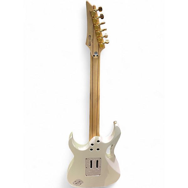 Used Ibanez JEM7V Steve Vai Signature White Solid Body Electric Guitar