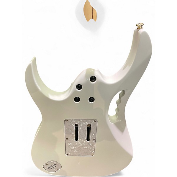 Used Ibanez JEM7V Steve Vai Signature White Solid Body Electric Guitar
