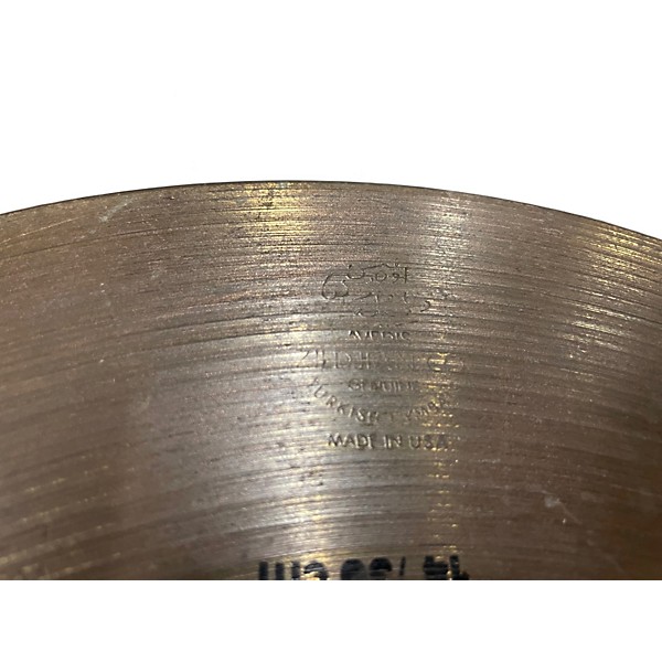 Used Zildjian 14in Scimitar Hi Hat Bottom Cymbal