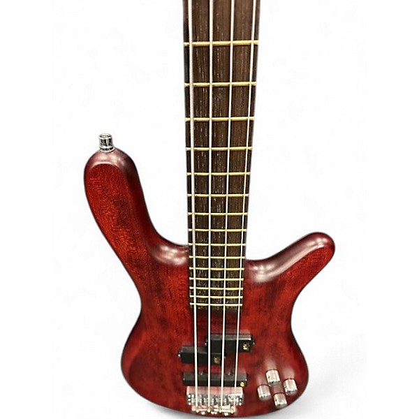 Used Warwick Streamer Stage I 4 String Red Electric Bass Guitar