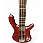 Used Warwick Streamer Stage I 4 String Red Electric Bass Guitar