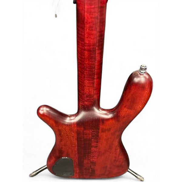 Used Warwick Streamer Stage I 4 String Red Electric Bass Guitar