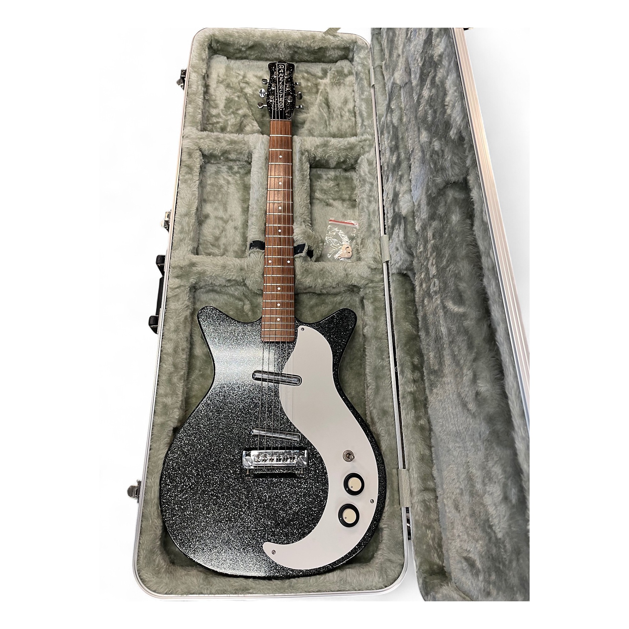 Used Danelectro DC59 black sparkle Solid Body Electric