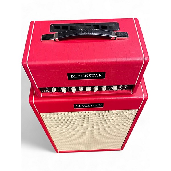 Used 2023 Blackstar St. James 50W 6L6H Head & Cab set Limited Edition Red Guitar Stack
