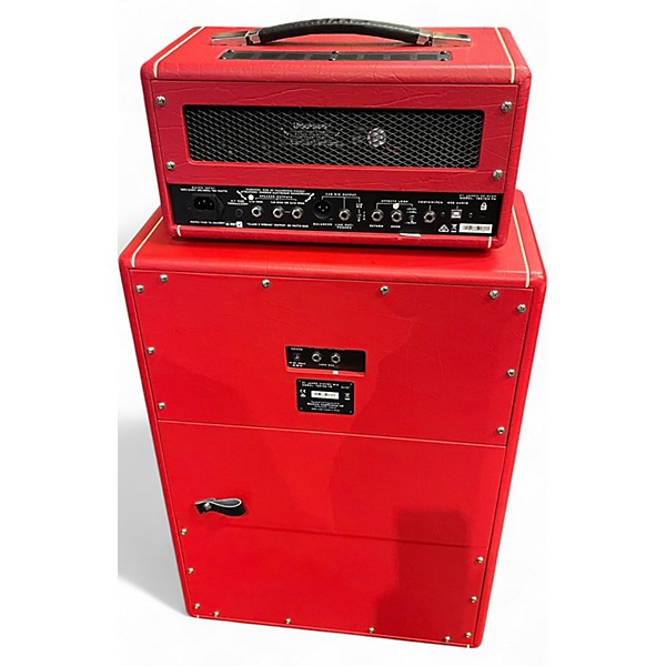 Used 2023 Blackstar St. James 50W 6L6H Head & Cab set Limited Edition Red Guitar Stack