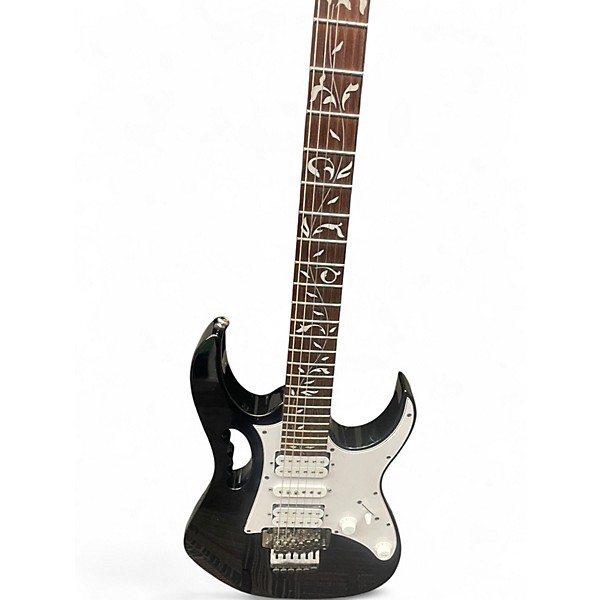 Used Ibanez JEMJR Black Solid Body Electric Guitar
