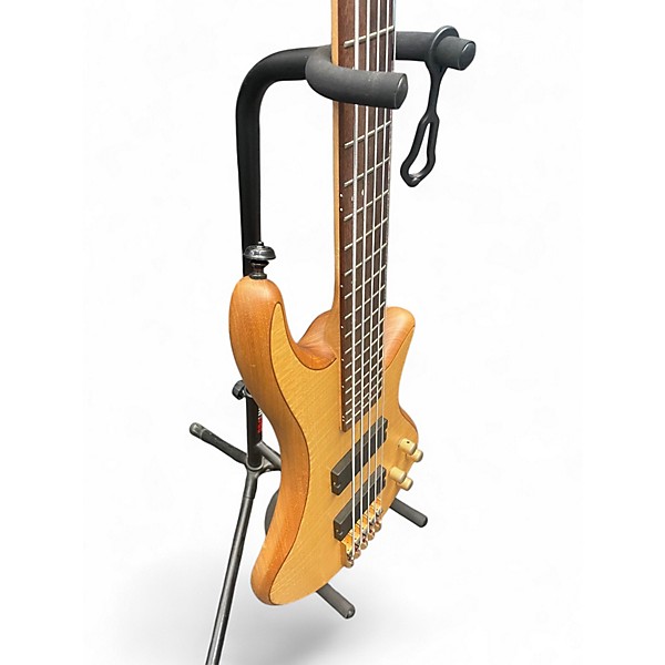 Used Schecter Guitar Research DIAMOND SERIES CUSTOM-5 Natural Electric Bass Guitar