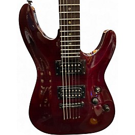 Used Schecter Guitar Research Gryphon Limited Edition Blood Red Solid Body Electric Guitar