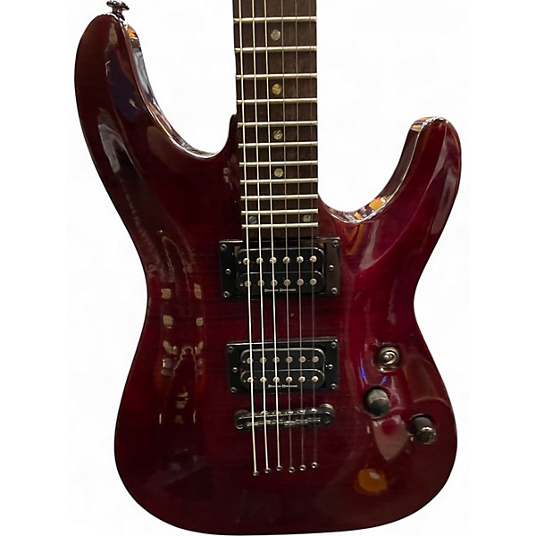 Used Schecter Guitar Research Gryphon Limited Edition Blood Red Solid Body Electric Guitar