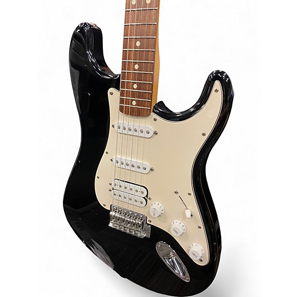 Used Fender Standard Stratocaster Black Solid Body Electric Guitar