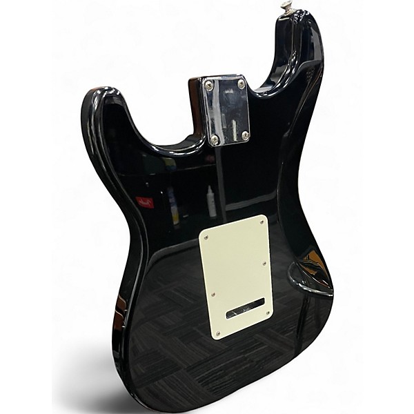 Used Fender Standard Stratocaster Black Solid Body Electric Guitar