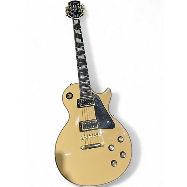 Used Epiphone Les Paul Custom Cream Solid Body Electric