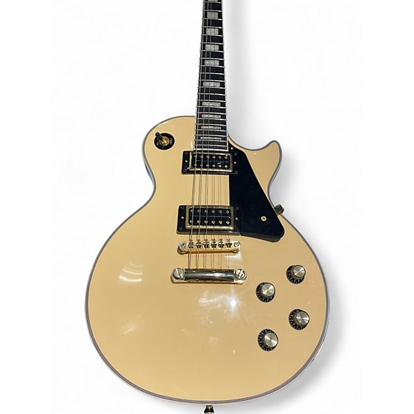 Used Epiphone Les Paul Custom Cream Solid Body Electric Guitar