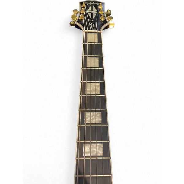 Used Epiphone Les Paul Custom Cream Solid Body Electric Guitar