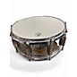 Used Pork Pie 14X6.5 Little Squealer Snare Chrome over Brass Drum thumbnail