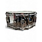 Used Pork Pie 14X6.5 Little Squealer Snare Chrome over Brass Drum