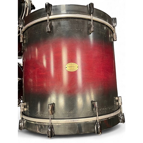 Used Noble & Cooley 9 Piece CD Maple Black Cherry Drum Kit
