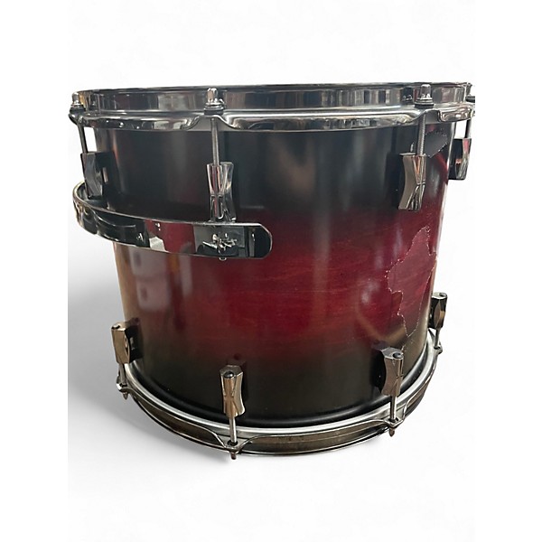 Used Noble & Cooley 9 Piece CD Maple Black Cherry Drum Kit
