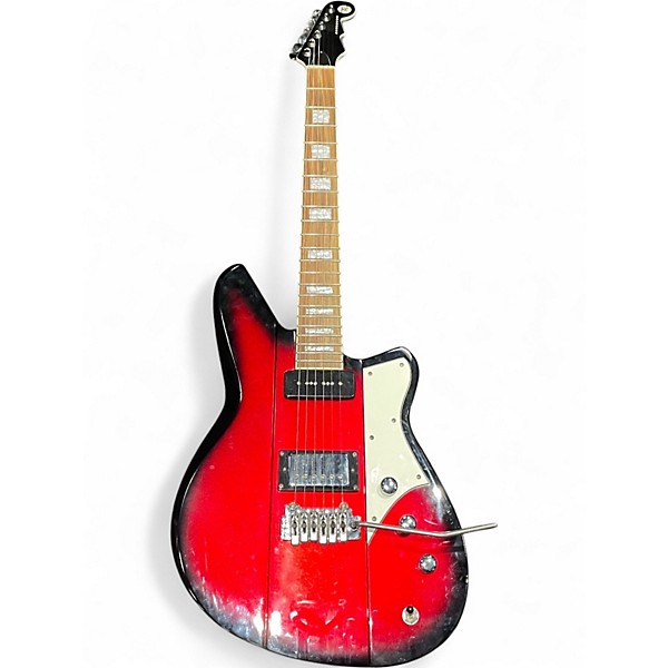 Used Reverend Warhawk DAW Metallic Candy Red Burst Solid Body Electric Guitar