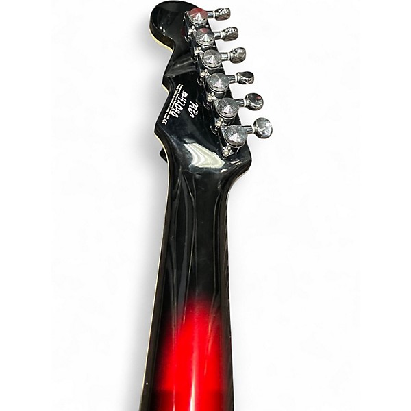 Used Reverend Warhawk DAW Metallic Candy Red Burst Solid Body Electric Guitar