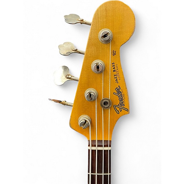 Used Fender 61 JBASS HREL SUNBURST Electric Bass Guitar