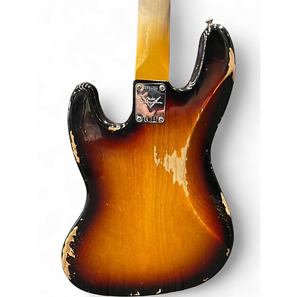 Used Fender 61 JBASS HREL SUNBURST Electric Bass Guitar