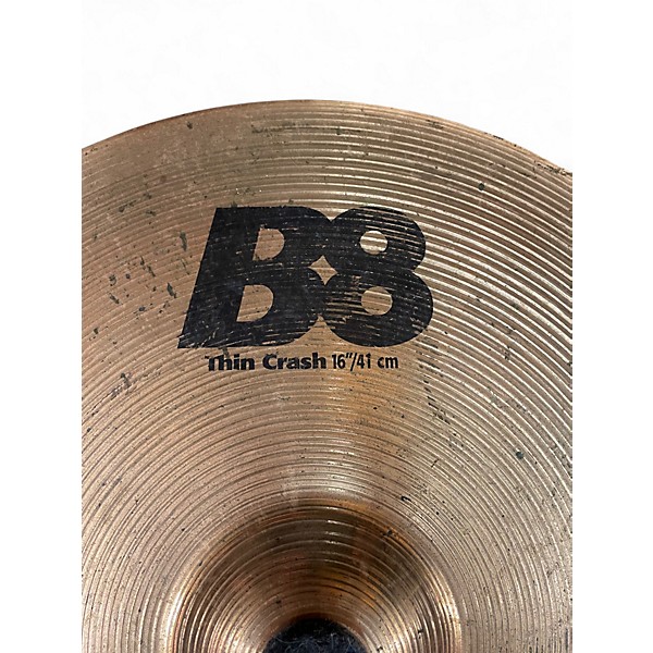 パペッポポーペン Used SABIAN 16in B8 Crash Cymbal 36 | Guitar Center