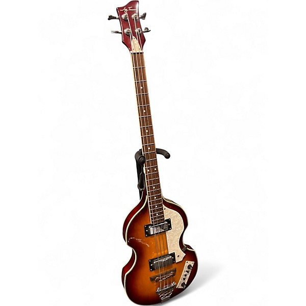 Used Jay Turser TB-2B-VS Violin Burst Electric Bass Guitar