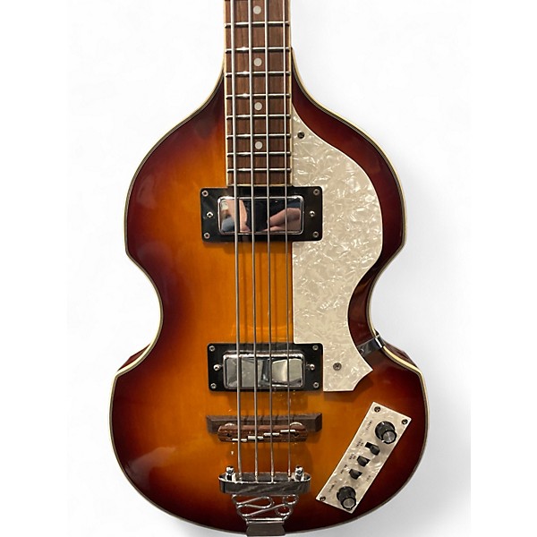 Used Jay Turser TB-2B-VS Violin Burst Electric Bass Guitar