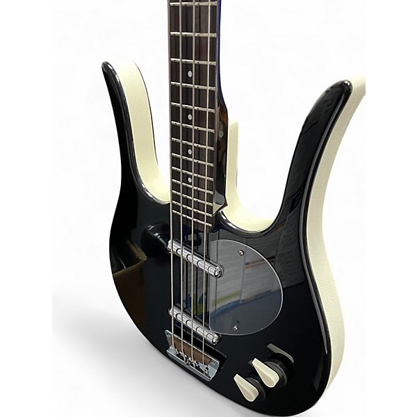 Used Danelectro Dead-On 58 Longhorn Black Electric Bass Guitar