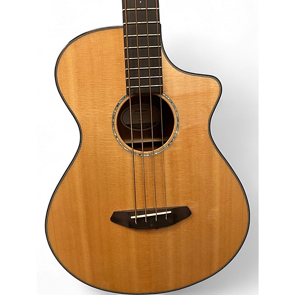 Used Breedlove PURSUIT BASS Natural Acoustic Bass Guitar