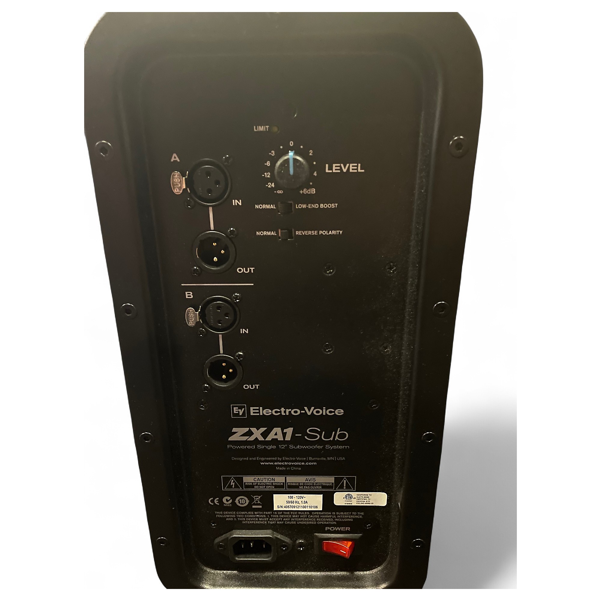 STUDIO VOICE 12冊 Electro-Voice ZXA1 12-Inch Powered Subwoofer