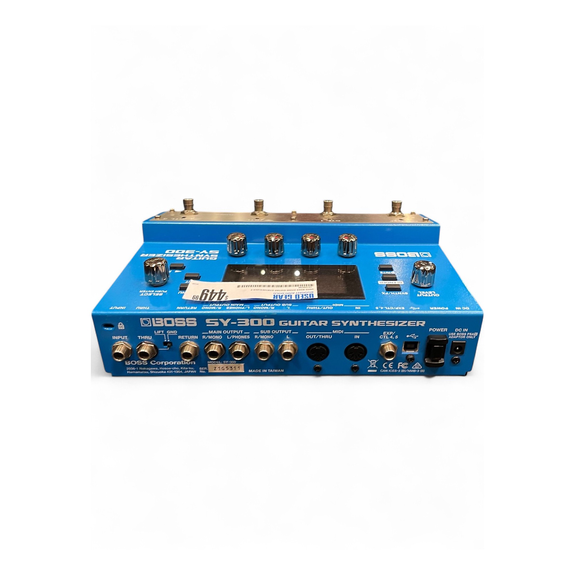 Used BOSS SY300 Guitar Synthesizer Effect Pedal | Guitar Center