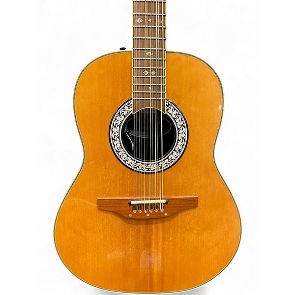 Used Ovation 1515D Natural 12 String Acoustic Electric Guitar
